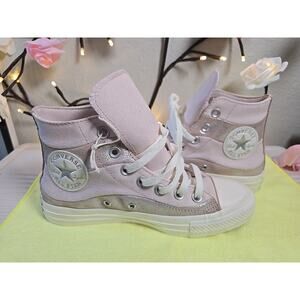 Converse Chuck Taylor All Star Suede Shimmer Shoes Womens Size 6Blush Hush Pink